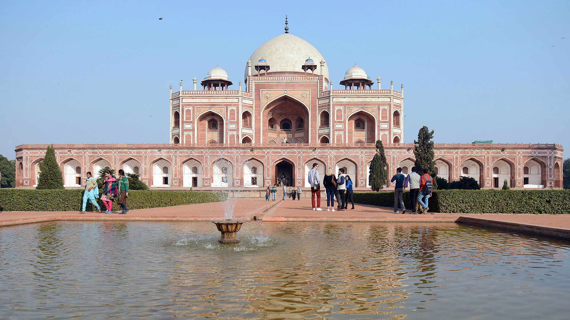 Humayun's Tomb - grobowiec Humajuna, władcy Indii z dynastii Wielkich Mogołów